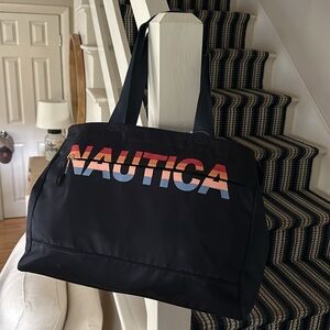 NAUTICA Weekender Seal The Keel Nylon Bag - Indigo